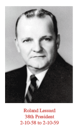 Roland Lessard, 38th President